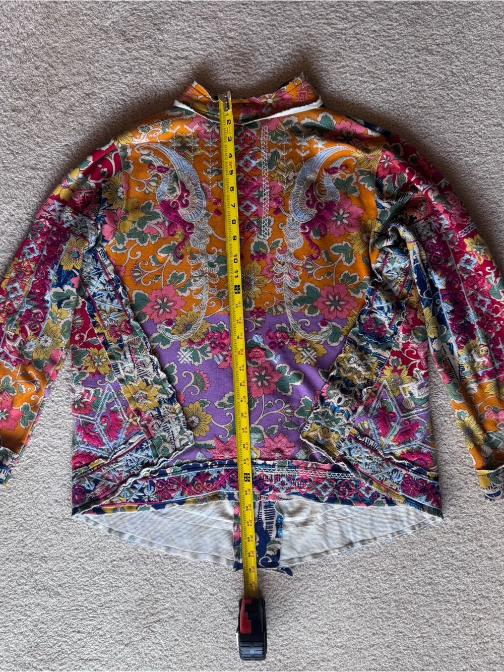 Johnny Was: Embroidered Open Cardigan. - Picture 6 of 8